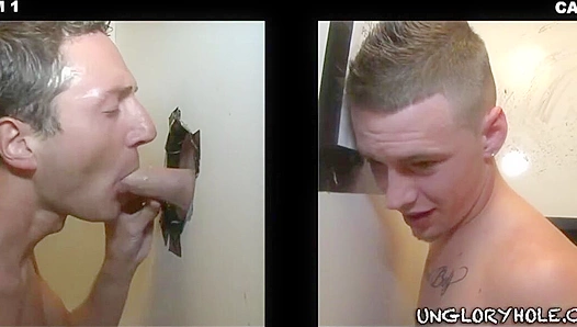 Curious Jock Discovers Bliss at a Sizzling Glory Hole – Wild Gay Moment 18+