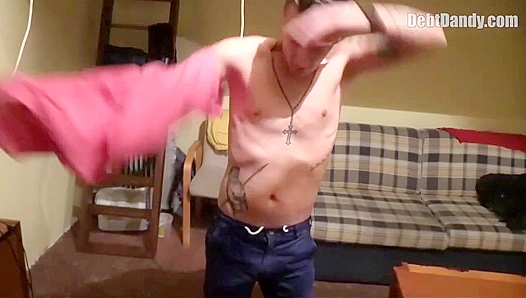 Tattooed Twink Bends Over for Ruthless Loan Sharks Thick Rod – Debt Dandy