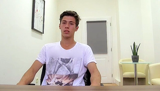 Slim Twink Shows Off Rock-Hard Cock in Steamy Solo Tryout — DirtyScout 18+