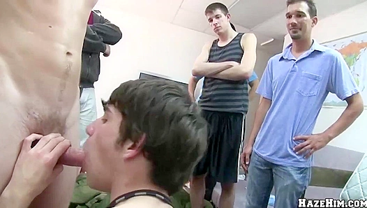 Frat Bros Get Horny — Hot Sex Scene in Their Locker-Room Loft – HazeHimHard