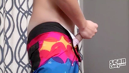 Trumans Sexy Tan Lines: Hung Jock Jerks Off Explodes On Camera – GayPornX