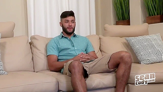 Beardy Hunk Kipp Takes Massive Creamload on Sofa – Exclusive SeanCody