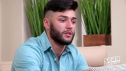 Beardy Hunk Kipp Takes Massive Creamload on Sofa – Exclusive SeanCody