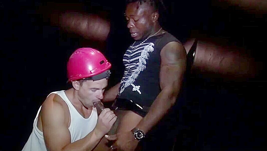 Andy Deepthroats Charlies Huge BBC in Wild Public Blowie—Pro Action 18+