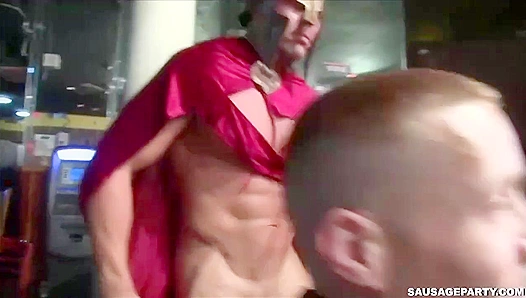 Blowjob Bonanza Meets Bareback Chaos – Club Sausage Party 18+