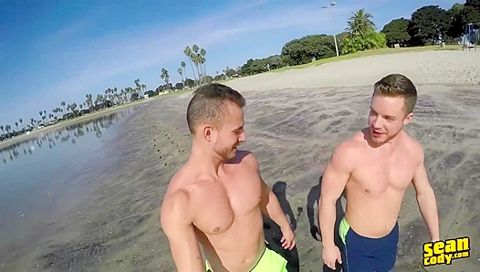 Outdoors Fun Leads Inside — Joshs Hot Desire Explodes with Sean Cody