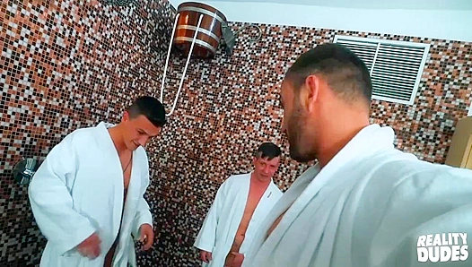 Steam Room Heat: Tony, Vito, Dom + Ryu Ryan Cage Fuel Lustful Fire — RealityDudes