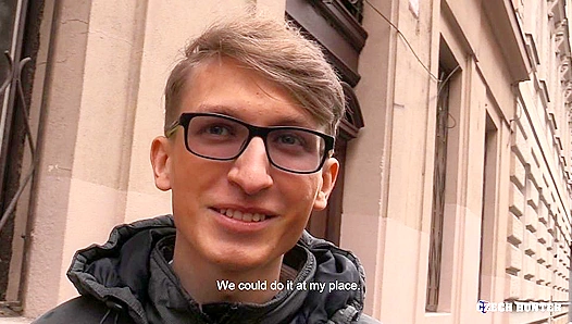 Nerdy Twink Explores Big Czech Cock – Wild Bareback Ride –XXXGay