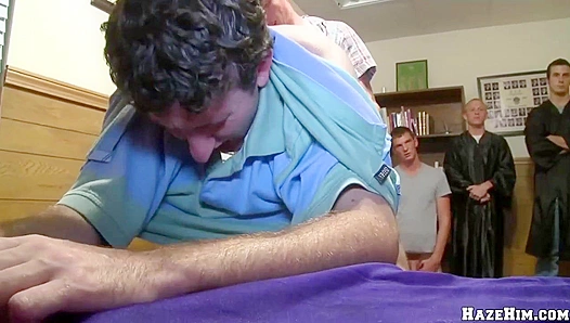Pledges Beg for More After Ass Poundings – XXXGayHaze 18+