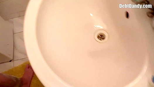 Deep Throat Delight: Bath Time Blowjob by Debt StepDaddys Horny Stallion – 18+