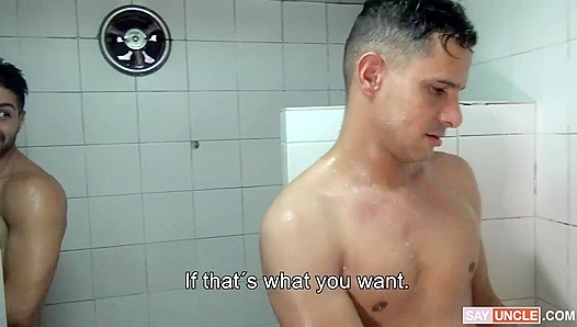 Hot Steam, Hard Bodies: Latino Men Fuck in the Shower – GayLatinLovers 18+