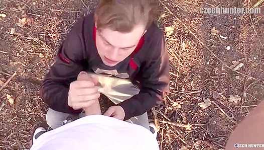 Blonde Sub Gets Creamed Outdoors by Beastly Czech Top – HornyHunter POV