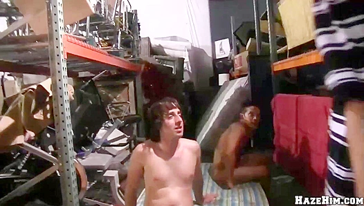 Sub Surrenders in Hot Warehouse gangbang—Every Angle Filled – HazeHimRaw