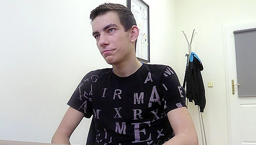 Tiny Twinks Stressful Audition: Rock-Hard Cock for Hung Casting Agent – DirtyScout 18+