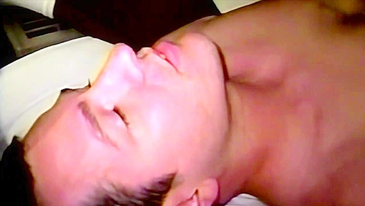 Brant Armani Devoured in Steamy Interracial Blowbang — Hung Twinks Take Turns