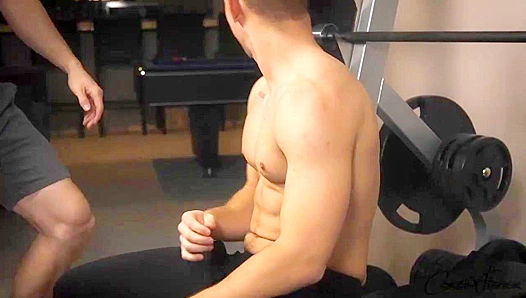 Sweaty Muscle Men Collide: Intense Gym Hookup – CorbinFishers Hottest Scene