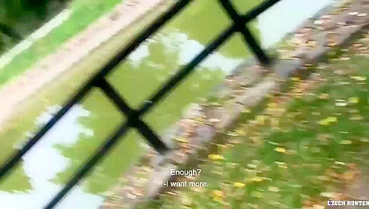 Hungry Hairy-Chested Czech Twunk Rides Huge Cock Outdoors – XXXGayScene 18+
