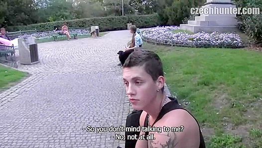Leggy Hustler Takes On a Hung Czech Hunter in Steamy Forest Encounter – 18+
