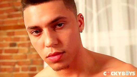 Dominant Stud Claims Control, Deep Strokes Inside Warm Fleshlight – CockeyBoys