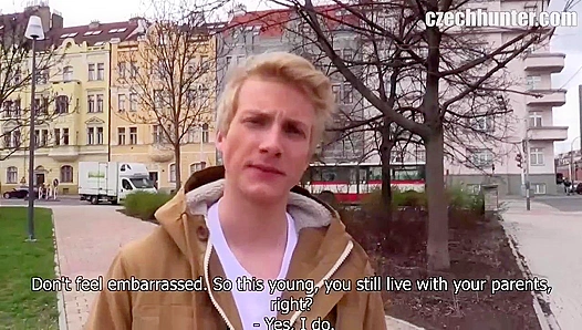 Czech Hunk Takes Load to Face After Wild Blowbang Climax – Steamy Gay Scene 18+