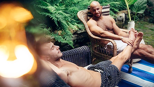 Allen King Dominates Sean Zevrano in Hot Outdoor Cowboy Ride – CockyBoys 18+