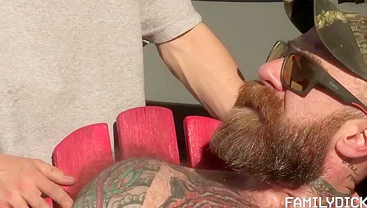 Dylan Worships Jacks Massive Outdoor Hardness – Stepmom Cant Look Away – ForbiddenFamily