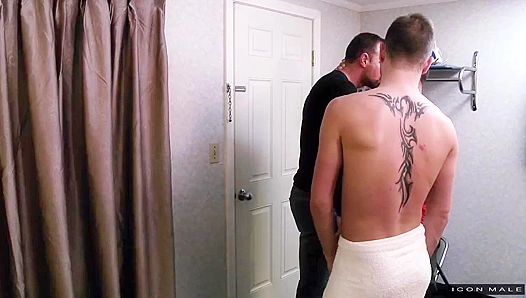 StepDaddy Dominates Two Hungry Twinks in Steamy threesome – Michael Roman, JD Jaxson
