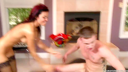 Double Penetration Thrills: Cody Cummings With Joey Hard Rubi Knox – 18+