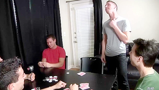 Steamy Poker Night Turns into Wild All-Male Orgy – Massive Cream Load Finale