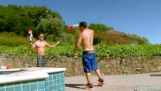 Samuel Takes On Johnny In Steamy Anal Battle Of Hung Jocks – GayPornX 18+