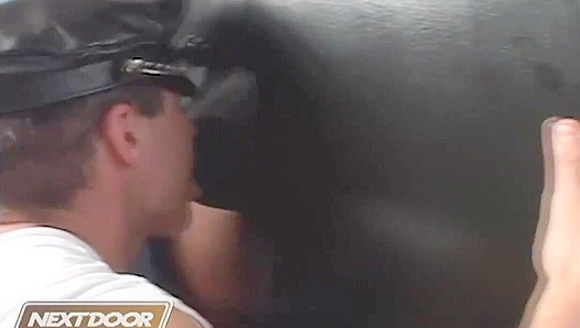 Horny Aquarius Swallows Marlons Load Deep Throat — Steamy Glory Hole Fun NextDoor