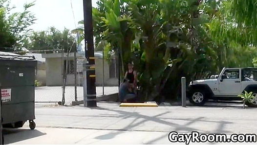 Tristan Mathews Gives Mind-Blowing Public BJ – Intense GayRoom POV Action